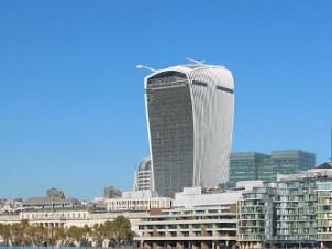 Water Tank Installation at The 'Walkie Talkie' Building, London.