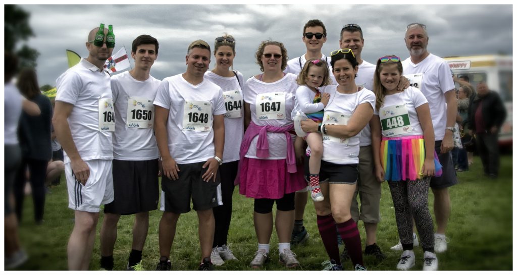 Dewey Waters Staff Participating in a 5k Run