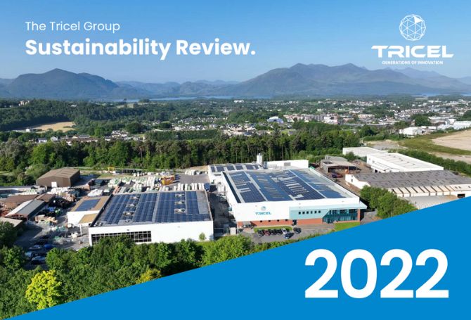 Tricel's sustainability poster 2022